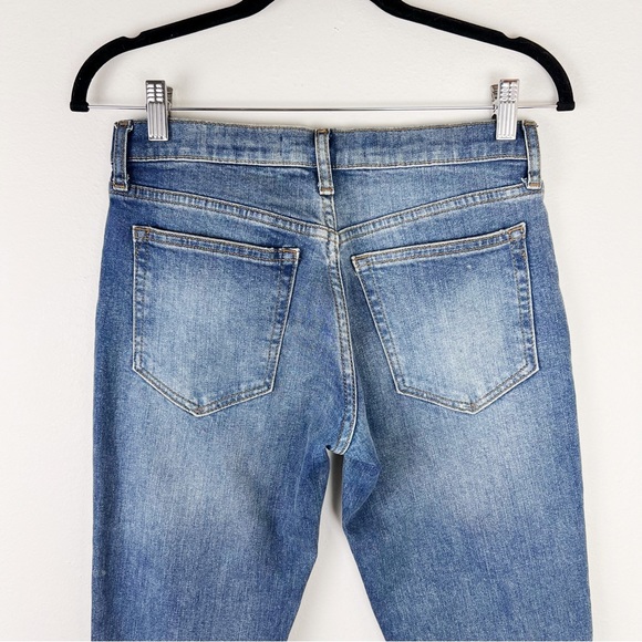 Gap 1969 Best Girlfriend Jeans Distressed Mid Rise - Picture 4 of 6